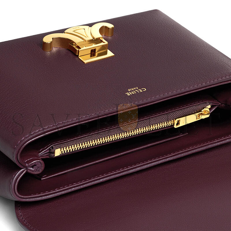 ce1i*e teen nino bag in S*pple grained calfskin 118113fxk.28dg (20.5*13*8cm)